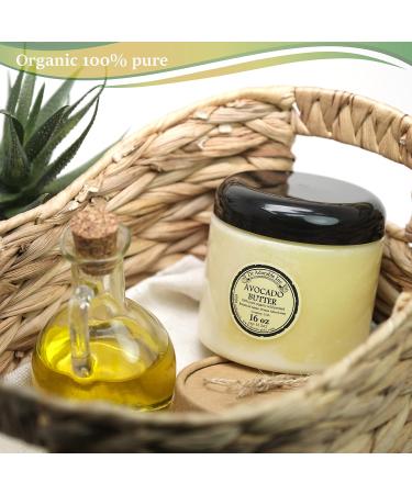 Dr Adorable Avocado Butter 16 oz - Pure Organic Raw Refined | International Shipping Available - Buy Online on GoSupps.com