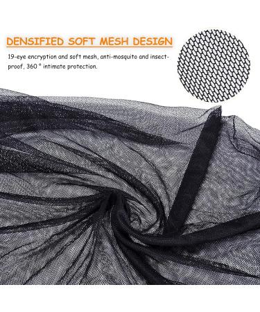 6PCS Midge Head Net Mesh Mosquito Face Net Cover - Outdoor Hiking Camping Fishing - Black & Green - Fly Insect Bug Prevention - Buy Online on GoSupps.com