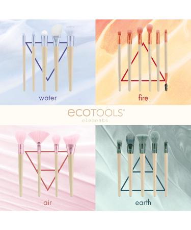 EcoTools Elements Limited Edition Fiery Eye Professional Eye Makeup Brush Set 6 Piece Set Orange - Buy Online on GoSupps.com