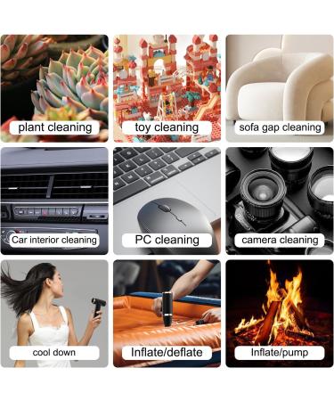 Buy Cordless Hair Dryer | Mini Blow Dryer & Aluminum Air Duster for Electronics Cleaning & Outdoor Use - Shop Internationally - Buy Online on GoSupps.com