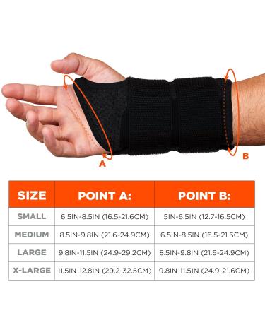 Ergodyne ProFlex 4015 Wrist Brace - Adjustable Double Strap for Structured Support | International Shipping Available - Buy Online on GoSupps.com