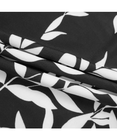 Womens Tankini Set Two-Piece Swimming Costume Racerback Tank Tops with High Waisted Bottom Full Body Tummy Control Swimsuit Gradient Color Modest Bathing Suit Swimming Wear 5081-xdgde-black-d M - Buy Online on GoSupps.com