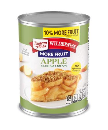 Duncan Hines Wilderness More Fruit Pie Filling & Topping, Apple, 21 oz