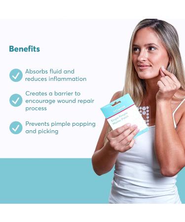 MDacne Pimple Patches - Hydrocolloid Acne Treatment Absorbs Oil & Pus Ultrathin & Transparent Safe for Sensitive Skin (36 Patches) - International Shipping Available - Buy Online on GoSupps.com