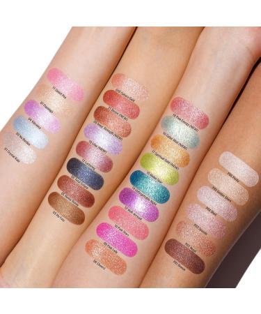 Oulac Glitter Eyeshadow Cyber Mint | High Pigment & Waterproof | Vegan Cruelty-Free Metallic Finish | Durable Eye Makeup 06g - Buy Online on GoSupps.com