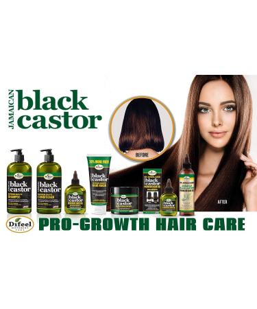 Difeel 99% Natural Premium Jamaican Black Castor Hair Oil 8 oz - Nourish and Strengthen Your Hair Naturally - Buy Online on GoSupps.com