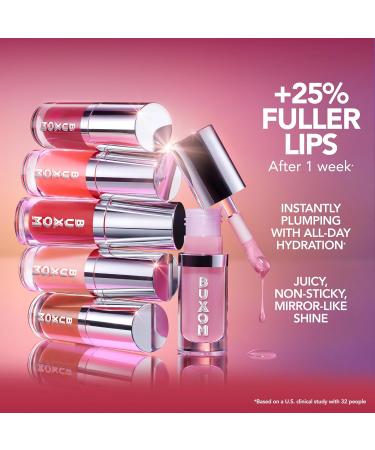 BUXOM Full-On Plumping Glossy Lip Oil Nourishing & Hydrating Tinted Lip Gloss Juicy High-Shine Finish Non-Sticky Formula Cruelty-Free Dolly - Buy Online on GoSupps.com