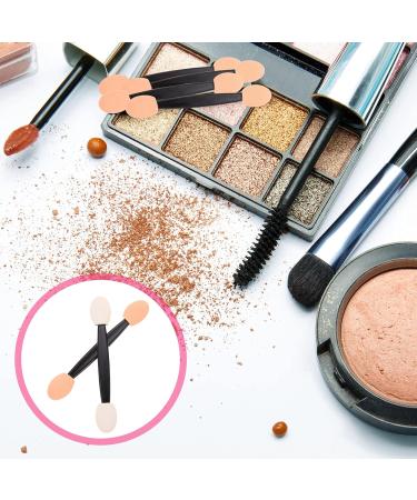 MUSISALY 100pcs Double Ended Eyeshadow Brush Makeup Brush Tipped Oval Makeup Tool Eye Makeup Applicator Cosmetic Tool Sponge Eyeshadow Stick Latex Sponge Sponge Brush 6.5x1.3cm Black - Buy Online on GoSupps.com