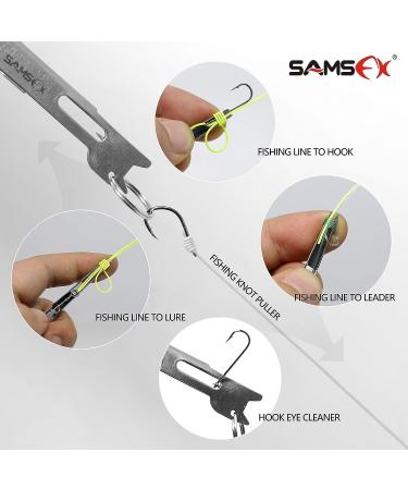 SAMSFX Fly Fishing Knot Tying Tool Combo - Quick Loop Tyer & Retractor for Hooks, Lures, and Lines - Buy Online on GoSupps.com