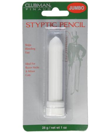Clubman Jumbo Styptic Pencil, 1 Oz (Pack of 6) 1 Ounce (Pack of 6)