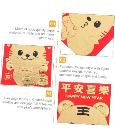 ABOOFAN 120 Pcs New Year Gift Money Packet red envelopes 2022 Blush Year red Envelope Gift Bag Wallet Purse Wedding envelopes Packet Gift Envelope Envelope Spring Festival Supplies Makeup - Buy Online on GoSupps.com