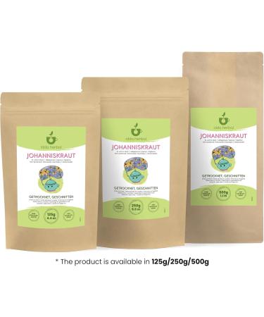  IDDA Herbal IDDA Herbal St. John's Wort Herbal Tea 500g Dried and Cut St. John's Wort for Infusions Loose Tea - Buy Online on GoSupps.com