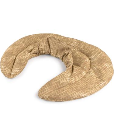 Neck Pillow with Stand-Up Collar - Batik Gold Spelt Grain Heat Pad for Neck & Shoulder Relief - Buy Online on GoSupps.com