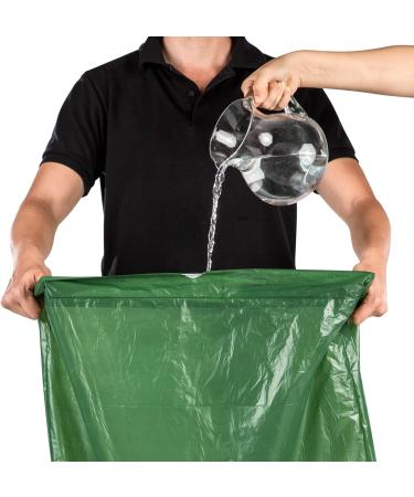Relevo 120 Pack 30L Eco-Friendly Drawstring Garbage Bags - 100% Recycled Green Waste Disposal - Buy Online on GoSupps.com