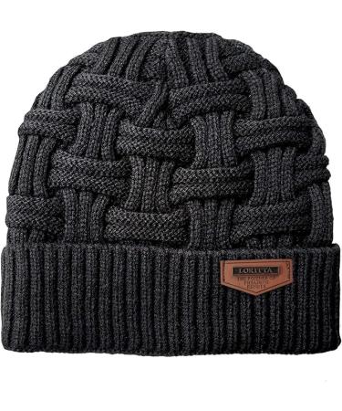 Loritta Winter Hat Warm for Men - A-black With Weave - One Size - Buy Online on GoSupps.com