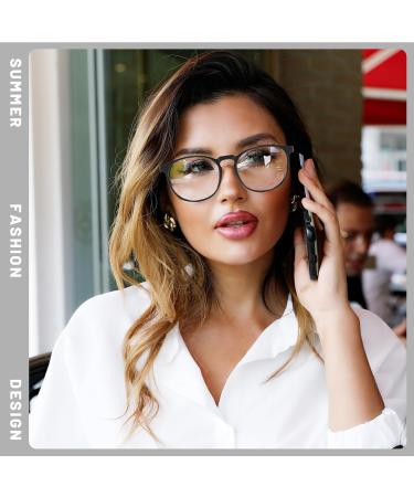 Przene Blue Light Blocking Glasses - Retro Round Computer Glasses for Women & Men - Stylish Pink Design - Buy Online on GoSupps.com