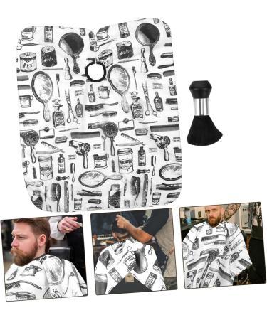 Beaupretty Haircut Shawl Set - Versatile Haircutting Cape Apron & Brush for Salon & Home Use | International Shipping Available - Buy Online on GoSupps.com