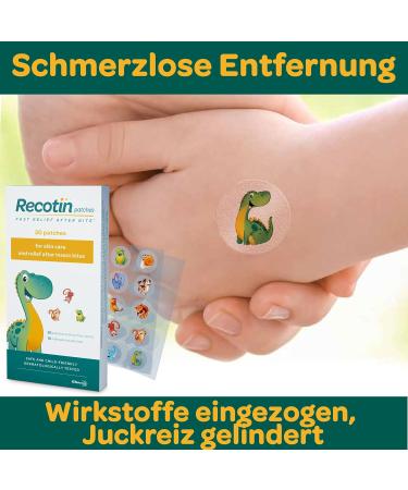 Novokill Recotin Insect Stich Healer Set - 30 Mosquito Plasters & Afterbite Gel for Family - Fast Relief from Mosquito & Bee Bites Safe for Children - Buy Online on GoSupps.com