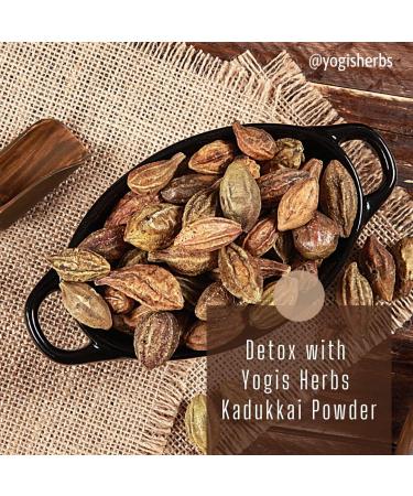 Yogis Herbs Kadukkai Powder (Terminalia Chebula/Haritaki) - 1/2 lb (8 oz) Pack of 1 - Fresh & Pure - Buy Online on GoSupps.com