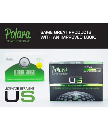 Polara Ultimate Straight Golf Balls | Extra Spin & Distance | Hook and Slice Correction | 1 Dozen White Balls - Buy Online on GoSupps.com