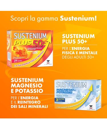  Sustenium Sustenium Plus Lemon and Honey Flavor - Energizing complex of amino acids vitamins and minerals. For your physical and mental energy. Pack of 22 sachets - Buy Online on GoSupps.com