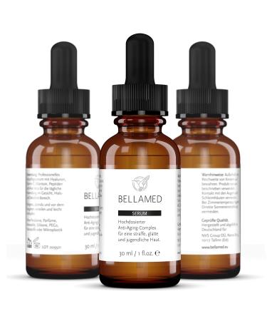 Bellamed Vitamin C Serum - High Dose with Hyaluronic Acid & Aloe Vera | Vegan Anti-Aging Skin Care for Tightening & Firming - Buy Online on GoSupps.com