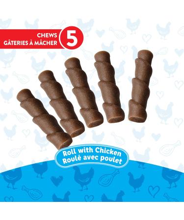Milk-Bone Comfort Chews Dog Treat Roll with Chicken 312g Pack of 6 Chicken 30 Treats - Buy Online on GoSupps.com