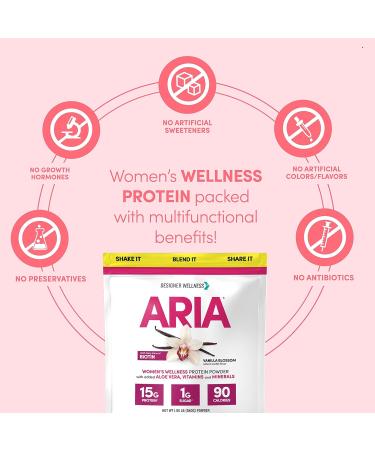 Designer Wellness Aria Women's Wellness Protein Powder Bundled with Protein Smoothies 12 Count Variety Pack - Buy Online on GoSupps.com