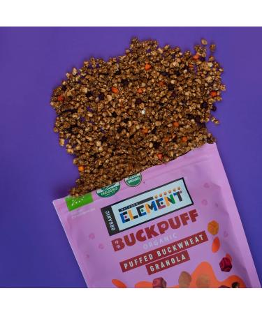 Organic puffed buckwheat granola with beets and carrots 4 x 255g Vegan Gluten free - Buy Online on GoSupps.com