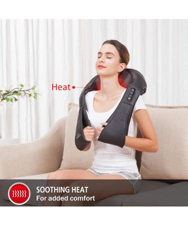 Buy Snailax Wireless Shiatsu Neck Massage Device with Heat | 4D-Rotating Massage for Neck Shoulder & Back | Perfect Gift for Men Women Mom & Dad - Relaxation Delivered Worldwide! - Buy Online on GoSupps.com