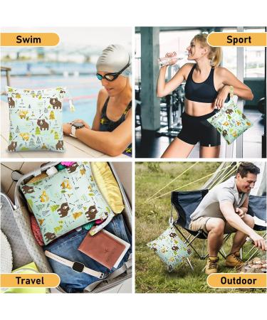 Dioxide Waterproof Diaper Pocket & Wet Bag - Reusable Dirty Laundry Bag for Baby Travel & Fitness - 2PCs - Buy Online on GoSupps.com