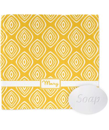 YouCustomizeIt Personalized Tribal Diamond Washcloth