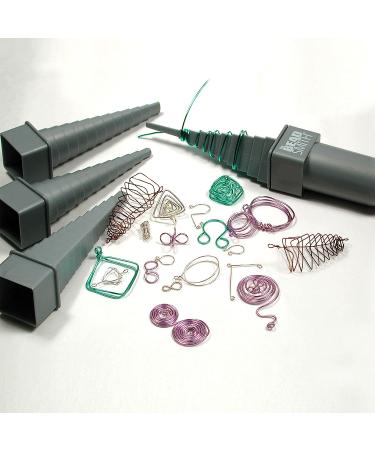 Beading Mandrel 4X Wire Wrapping Set with Oval, Square, Round & Triangle Shapes - Metal Jewelry Forming Tool - Buy Online on GoSupps.com