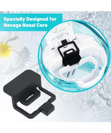 AMIE 12-Pack Silicone Refills Pods for Navage Salt Water Nasal Care - Compatible Replacement Accessories, Save Salt Clips - Black Set - Buy Online on GoSupps.com
