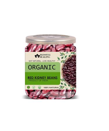 Blessfull Healing Organice RED Kidney Beans 1 lb (453 Gram)