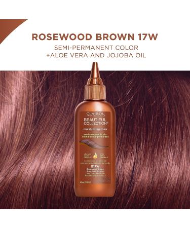 Clairol Professional Beautiful Collection 17W Rosewood Brown - Semi-Permanent Hair Color for All Hair Textures - Buy Online on GoSupps.com