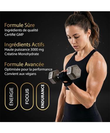 GN Creatine Pro Gummies | 90 Gommes Croquer pour Hommes Femmes - 3000mg de Monohydrate de Cr atine par Portion | Saveur Fraise et Banane Sans OGM Convient aux V g taliens et V g tariens - Buy Online on GoSupps.com