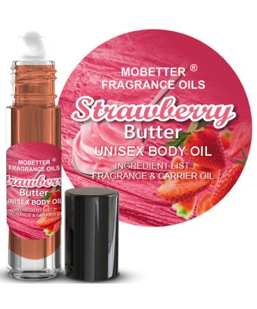 MOBETTER FRAGRANCE OILS Strawberry Butter Fragrance Body Oil for Unisex