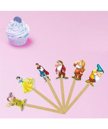 Seyal Snow White and the Sevn Dwarfs cupcake topper - Buy Online on GoSupps.com