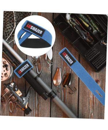 8pcs Elastic Fishing Rod Ties - Blue Wrapping Bands | 24x3CM Durable Bandages for Fishing Poles - Buy Online on GoSupps.com