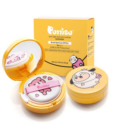 Safe Baby Mild Sun Cushion SPF50 PA+++ UVB& UVA Protection Physical Sunscreen for Baby and Kids (1 Pack)
