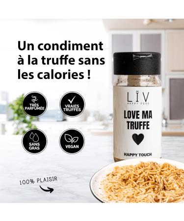 L V Happy Food - Happy Touch - Truffle Powder - Real Dehydrated Summer Truffles - Delicious Truffle Flavor Without the Calories - Buy Online on GoSupps.com