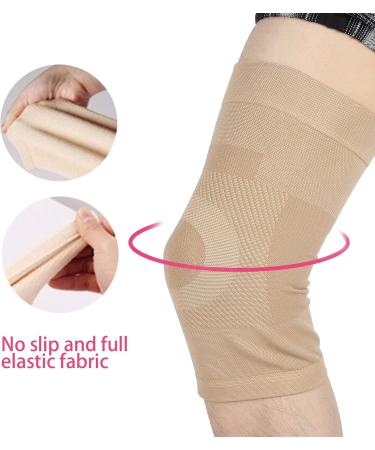 Buy Knee Compression Sleeve & Brace for Men & Women - XL Anti-Skid Knee Support | Arthritis Pain Relief - Buy Online on GoSupps.com