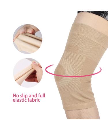 ZJchao Compression Knee Brace - Anti-Slip Support Sleeve for Running Basketball & Gym Workouts (XL) - International Shipping Available - Buy Online on GoSupps.com