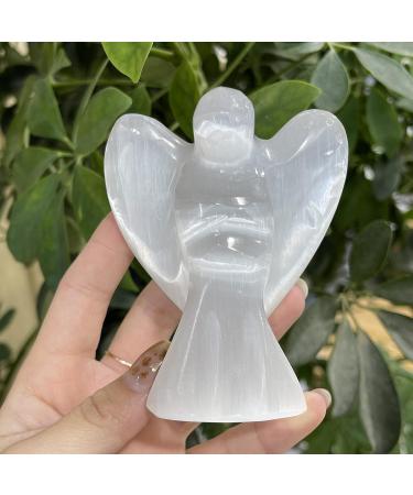 Natural White Selenite Gypsum Angel Quartz Rough Minerals SpecimenHome Decor Can be Used for (Size : 8cm) HOMEZHOU (Size : 8cm) - Buy Online on GoSupps.com