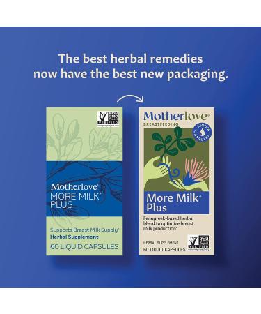 Motherlove More Milk Plus - 120 Organic Vegan Capsules for Lactation Support | Fenugreek Non-GMO - Buy Online on GoSupps.com