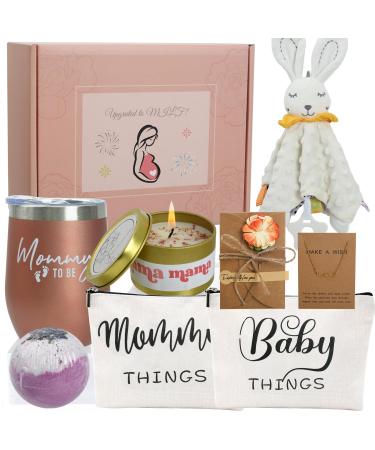 New Mom Gifts - LIKEYO New Mom Care Package After Baby Pregnancy Gifts Basket for Expecting Mother Mommy to Be First Time Mommy Care Package After Birth Postpartum Essentials for Women Mama