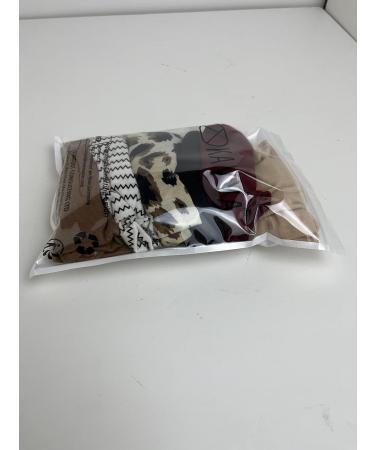 Kavya Boho Print Leopard Headbands for Women - 6 Pcs Multi-colored Set | Elastic Hair Accessories for Fashion and Yoga - Buy Online on GoSupps.com