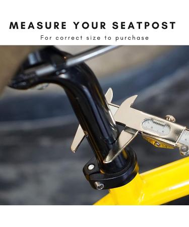 Vincita Lightweight Quick Release Seat Post Clamp for 27.2mm Seatpost - Ideal for Carrier Fixation on Mountain, BMX, and Road Bikes - Buy Online on GoSupps.com