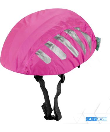EAY CASE BITHELM Rain Cover | Water-Repellent Helmet Protection with Reflector | Pink Elastic Band Safety Gear for Riders - Buy Online on GoSupps.com
